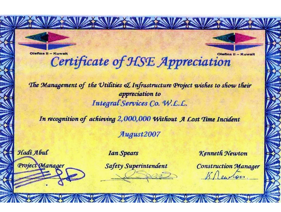 ISCO - Integral Services Co. for Mechanical Contracting & Instrumentation WLL - Multi Disciplinary Contractor in Kuwait