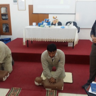 First Aid Hands Only CPR Training - ISCO - Integral Services Co. for Mechanical Contracting & Instrumentation WLL - Multi Disciplinary Contractor in Kuwait